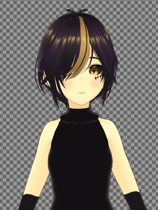 Screenshot of Rei's VRoid model preview